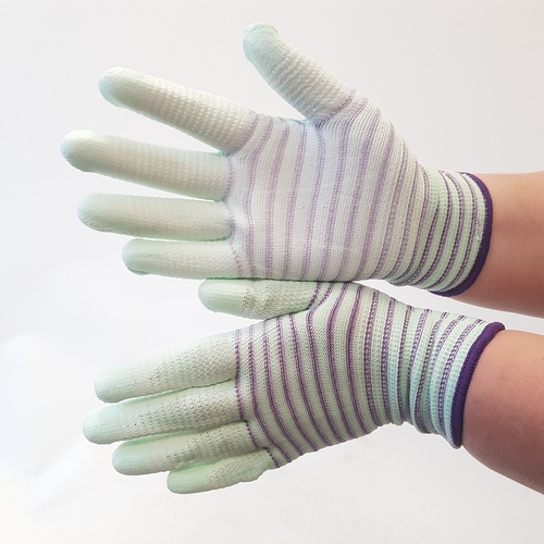 Перчатки 4 Чистые руки салатные SB37124-8 (Сиб Сад)(12шт) 