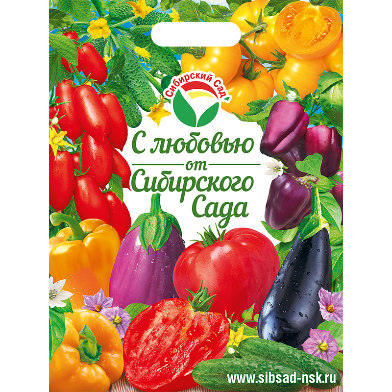 Фирменный пакет Сибирский сад 39,5см*50см/8кг (Сиб Сад)(50шт)