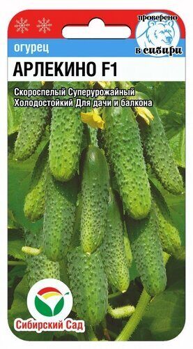 Огурец Арлекино 5шт (Сиб Сад)