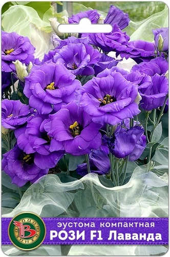 Эустома РОЗИ F1 Лаванда низкорослая однолетник 5шт (Биотехника)