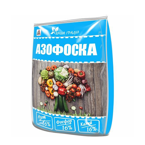 Азофоска 1кг 16-16-16 (Вика)(25шт)(1000шт)