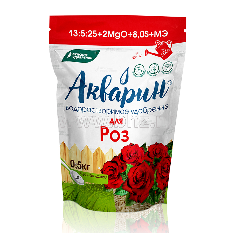 Акварин Для роз 0,5кг (БХЗ)(12шт)