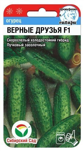 Огурец Верные Друзья F1 7шт (Сиб сад)