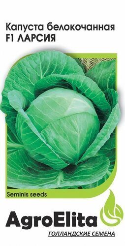 Капуста белокочанная Ларсия F1 10шт (Агроэлита)