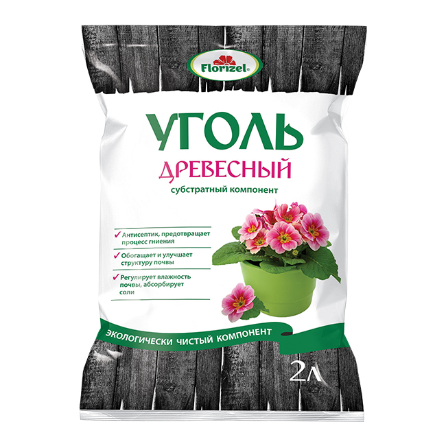 Уголь древесный 2л (БиоМастер)(15шт)(420шт)
