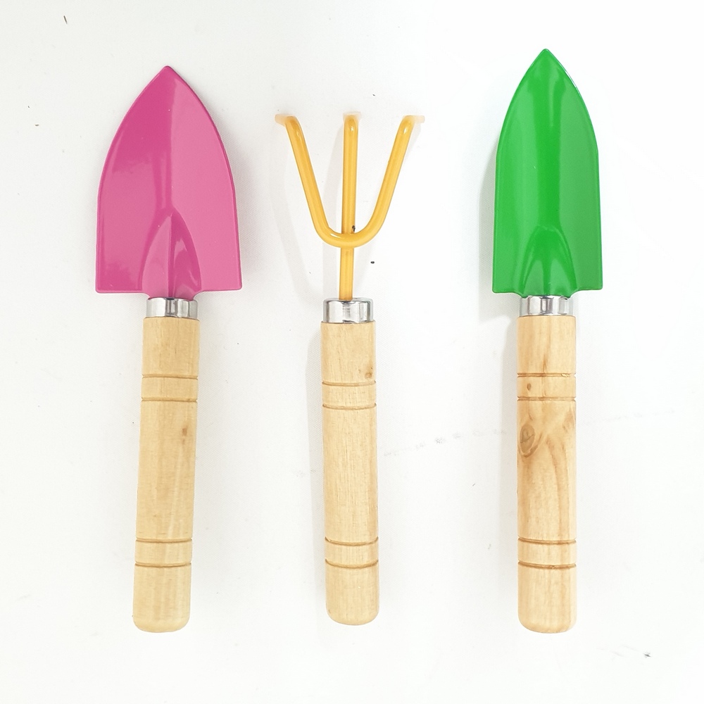 Набор садовый деревянная  ручка SBLD-10 (Сиб Сад)(100шт)