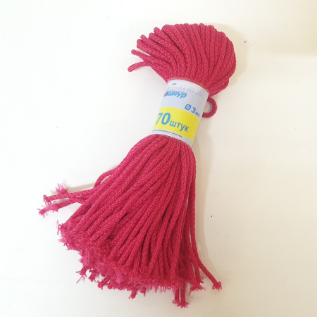 Шнур вязаный д3мм цветной Садовод 1/100 (Сибшнур)