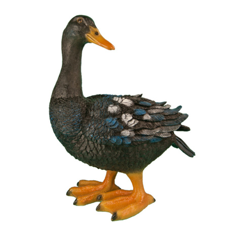 Садовая фигура Гусь черный 12412 (80*50см) (М)