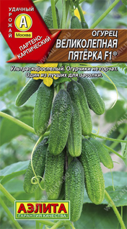 Огурец Великолепная пятерка F1 10шт (Аэлита)