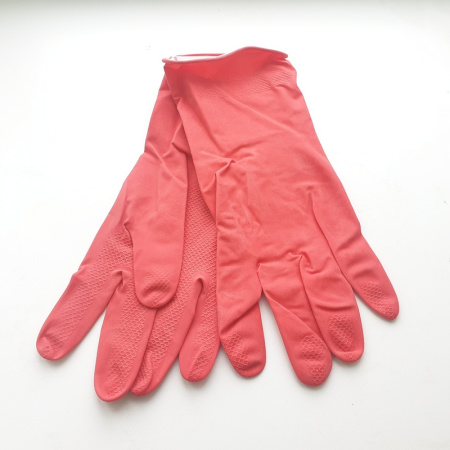 Перчатки резиновые хозяйственные ХL (12шт) (Сиб Сад)